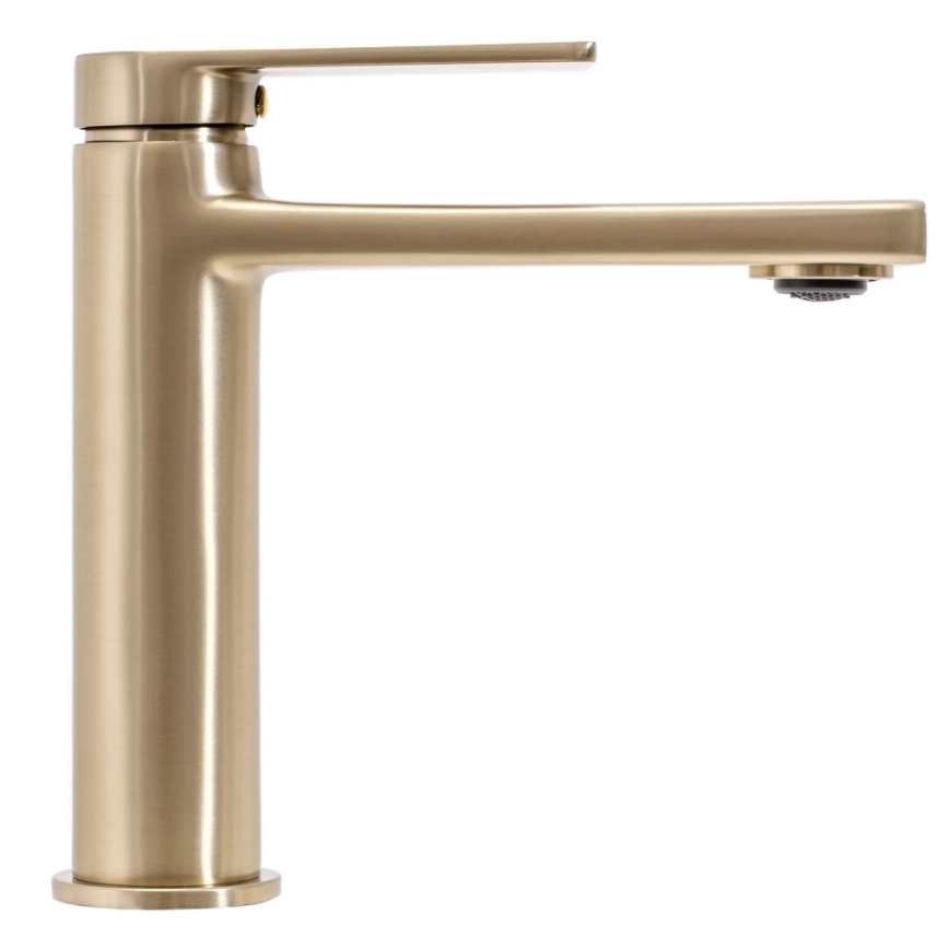 REA-B6555 - Waschtischarmatur VERSO 16,5 cm, gebürstetes Gold
