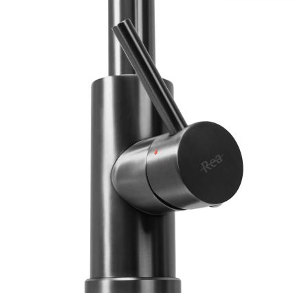 REA-B7437 - Spültischarmatur mit ausziehbarer Brause FRESH 45 cm Titan