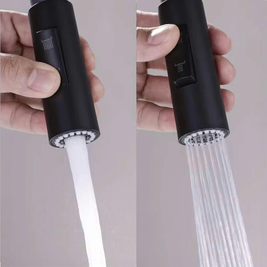 REA-B7564 - Spültischarmatur mit ausziehbarem Brausekopf und integrierter Filterfunktion ECO FRESH 37,5 cm matt schwarz