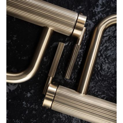 REA-B7802 - Waschtischarmatur ARGON 29,5 cm gebürstetes Gold