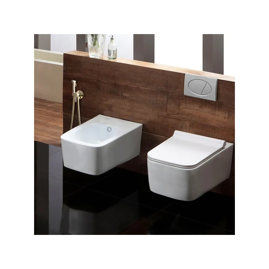 REA-B8979 - Bidet-Armatur mit Brause zur Unterputzmontage LUNGO Gold