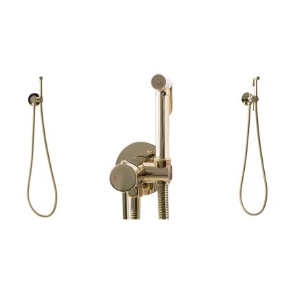 REA-B8979 - Bidet-Armatur mit Brause zur Unterputzmontage LUNGO Gold