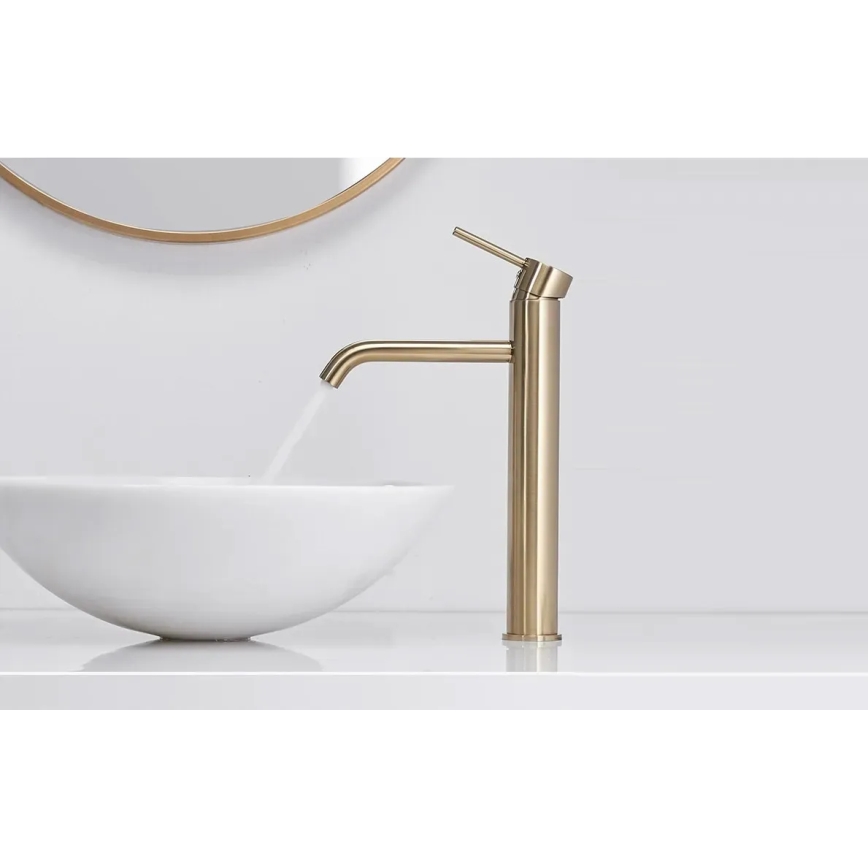 REA-B9409 - Waschtischarmatur LUNGO 28 cm gold