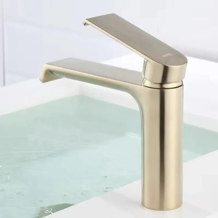 REA-B9969 - Waschtischarmatur HASS 15 cm, gebürstetes Gold-Finish