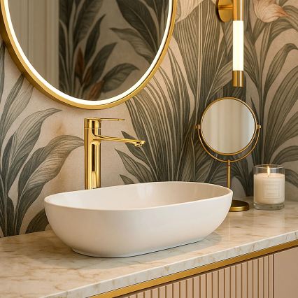 REA-B9983 - Waschtischarmatur STORM 29,5 cm, goldfarben