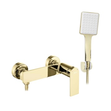 REA-B9984 - Duschgarnitur STORM mit Mischbatterie, goldfarben