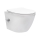 REA-C9701 - Wandhängendes WC mit Hand-Bidetbrause und WC-Sitz CARLO LUX Keramik/weiß