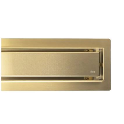 REA-G2702 - NEOX PRO Ablaufrinne 70 cm Edelstahl/gebürstetes Gold