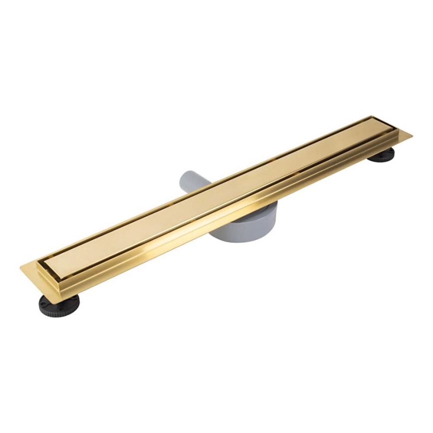 REA-G2703 - Ablaufrinne NEOX PRO 80 cm Edelstahl/gebürstetes Gold