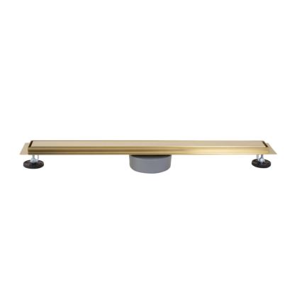 REA-G2703 - Ablaufrinne NEOX PRO 80 cm Edelstahl/gebürstetes Gold