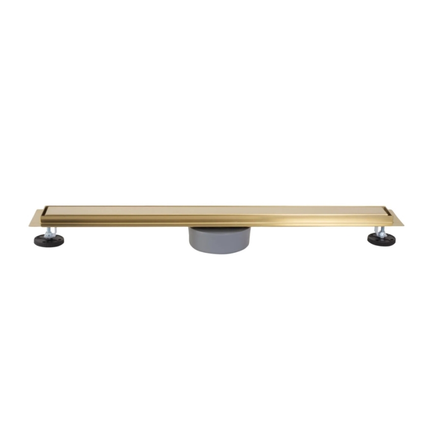 REA-G2703 - Ablaufrinne NEOX PRO 80 cm Edelstahl/gebürstetes Gold