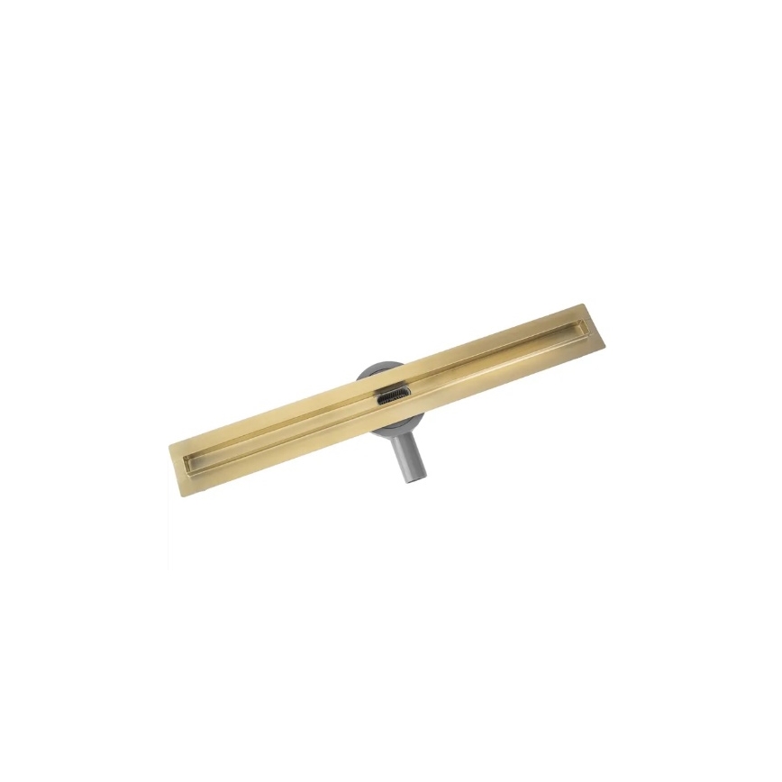 REA-G2714 - Ablaufrinne NEOX SLIM 70 cm Edelstahl/gebürstetes Gold