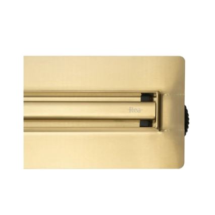 REA-G2714 - Ablaufrinne NEOX SLIM 70 cm Edelstahl/gebürstetes Gold