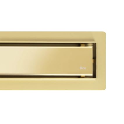 REA-G2738 - Abflussrinne NEOX PRO 100 cm gold