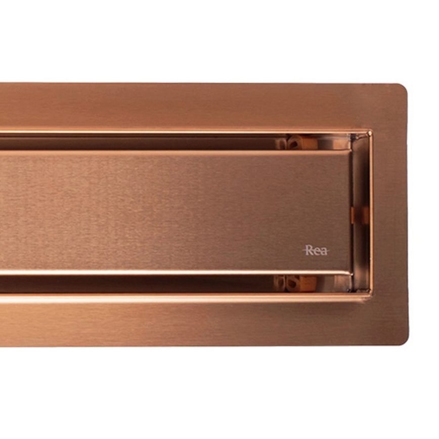 REA-G4800 - Ablaufrinne NEOX PRO 60 cm, gebürstetes Kupfer