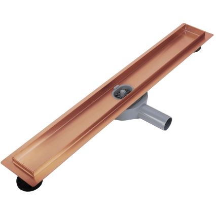 REA-G4800 - Ablaufrinne NEOX PRO 60 cm, gebürstetes Kupfer