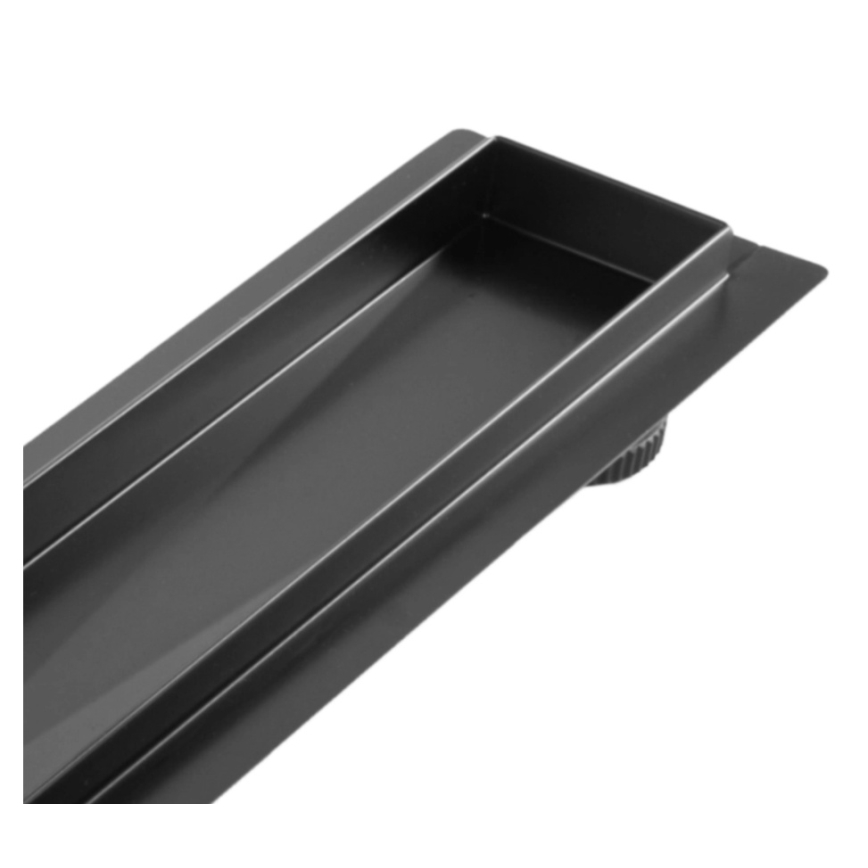 REA-G7803 - Ablaufrinne NEOX PRO 80 cm Edelstahl/schwarz