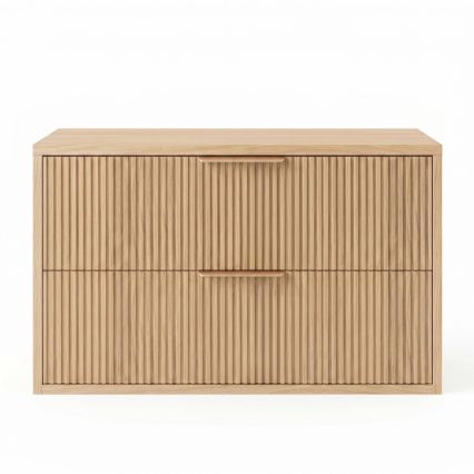 REA-M0409 - Hängender Waschtischunterschrank MONO 80 x 48,5 cm, beige