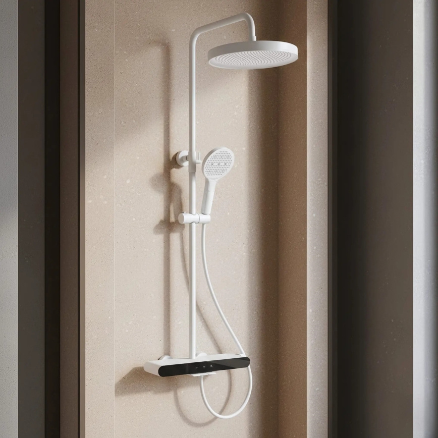 REA-P0353 - Duschset mit Mischbatterie FAREL mattweiß