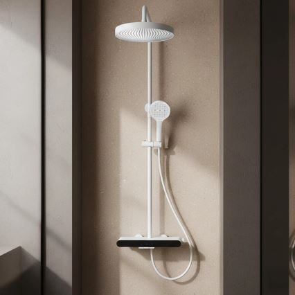 REA-P0353 - Duschset mit Mischbatterie FAREL mattweiß