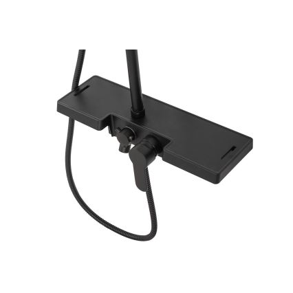 REA-P0636 - Duschset BRAVO matt schwarz