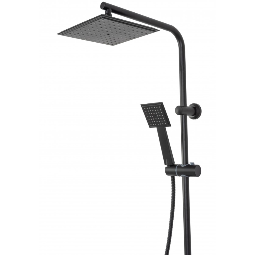 REA-P0636 - Duschset BRAVO matt schwarz