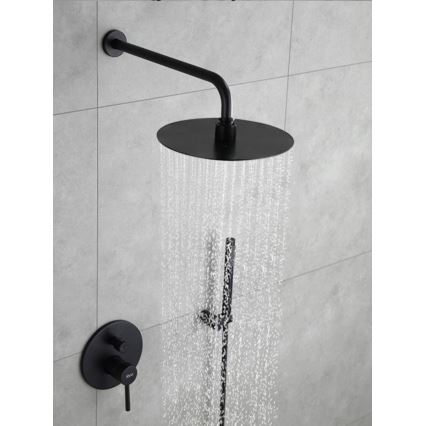 REA-P4100 - Duschset mit Unterputzarmatur LUNGO schwarz