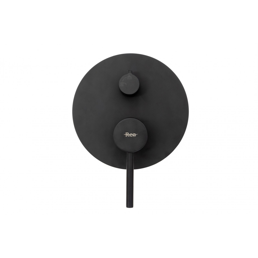 REA-P4100 - Duschset mit Unterputzarmatur LUNGO schwarz