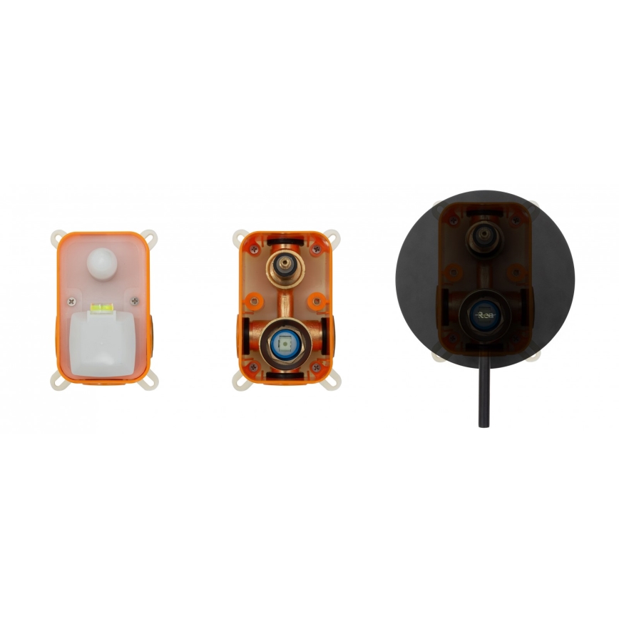 REA-P4100 - Duschset mit Unterputzarmatur LUNGO schwarz