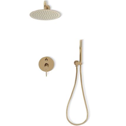 REA-P4110 - Duschset mit Unterputzarmatur LUNGO in Gold