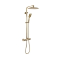 REA-P5004 - Duschset mit Thermostatarmatur TOM in gebürstetem Gold