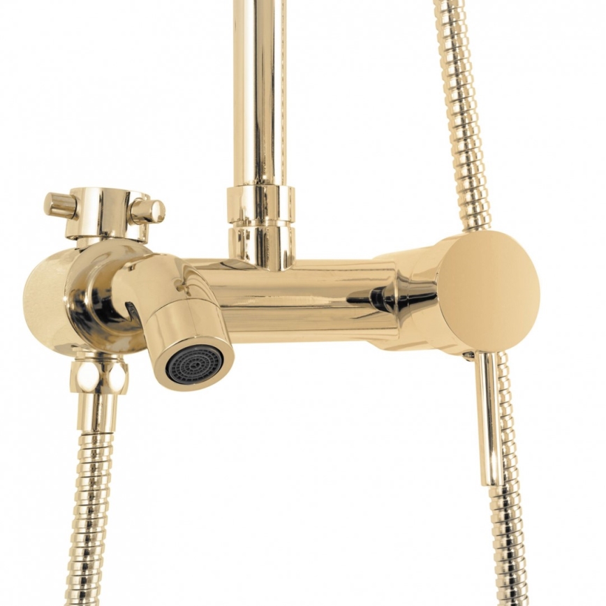 REA-P7006 - Duschset mit Mischbatterie LUIS in Gold