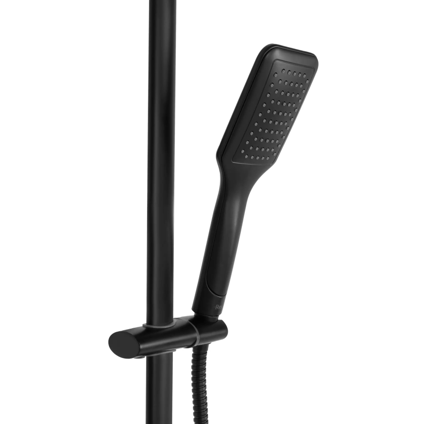 REA-P7101 - Duschset mit Thermostatarmatur TOM matt-schwarz