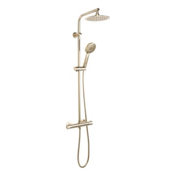 REA-P8413 - Duschset mit Thermostatarmatur BLISS, gebürstetes Gold
