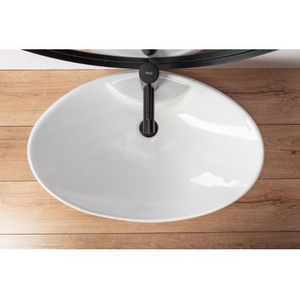 REA-U0160 - Aufsatzwaschbecken ROSA 38,5x58,5 cm Keramik/glänzend weiß