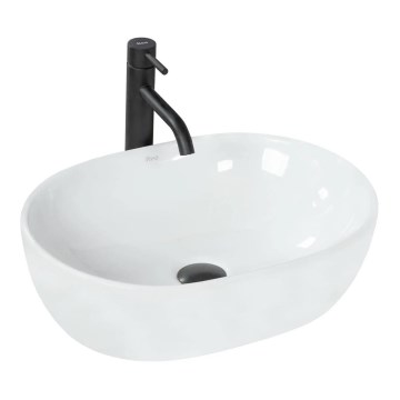 REA-U0416 - Aufsatzwaschbecken AMELIA 34,5 x 48 cm Keramik/hochglanzweiß