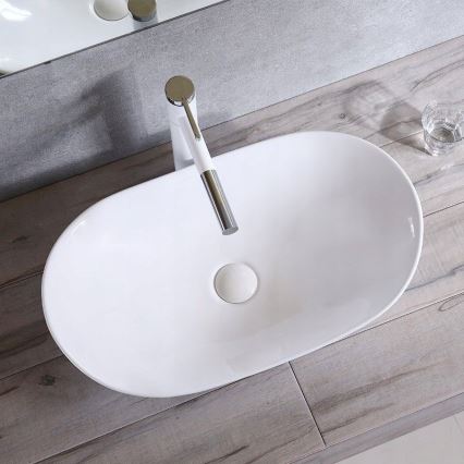 REA-U0441 - Aufsatzwaschbecken ROYAL 35,5x61,5 cm Keramik/glänzend weiß