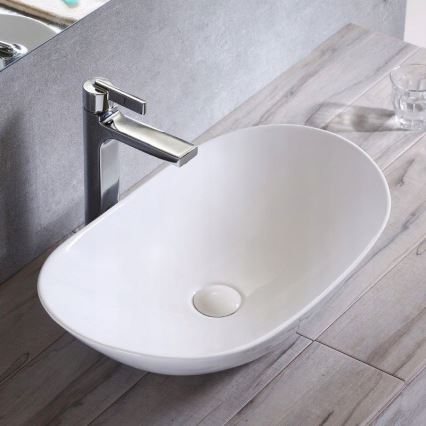 REA-U0441 - Aufsatzwaschbecken ROYAL 35,5x61,5 cm Keramik/glänzend weiß
