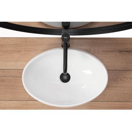 REA-U0462 - Aufsatzwaschbecken LINDA 34x48,5 cm Keramik/glänzend weiß