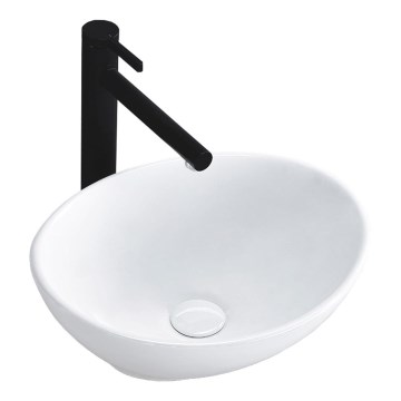 REA-U0623 - Aufsatzwaschbecken SOFIA MINI 27x34 cm, Keramik, Hochglanzweiß
