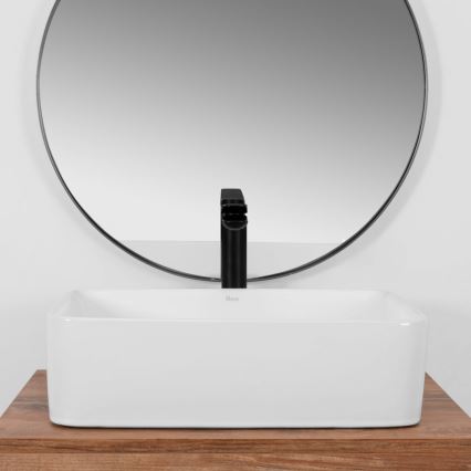 REA-U0669 - Aufsatzwaschbecken ANITA 37,5x48,5 cm Keramik/glänzend weiß