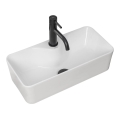 REA-U0699 - Aufsatzwaschbecken MERY 25x50,5 cm Keramik/glänzend weiß