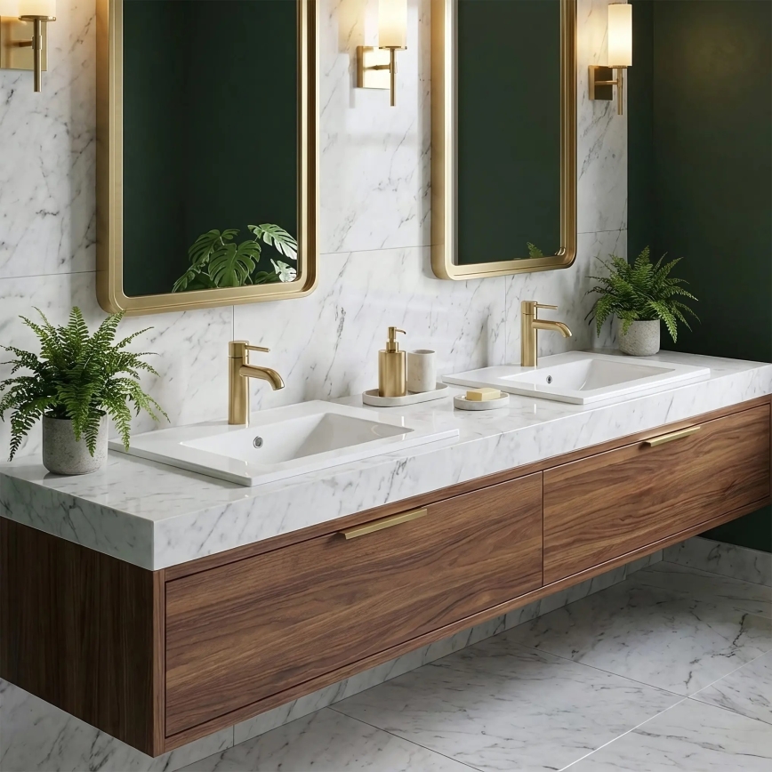 REA-U0786 - Einbau-Waschbecken DAFNE 47x62 cm Keramik/glänzend weiß