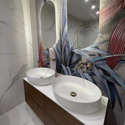 REA-U1223 - Aufsatzwaschbecken QUEEN 41,5 x 55 cm, Keramik / glänzendes Weiß