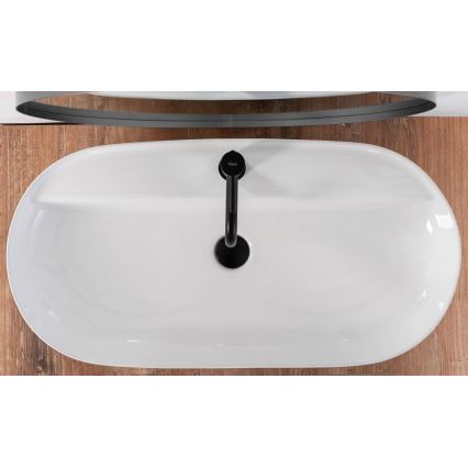 REA-U2541 - Aufsatzwaschbecken AURA 41x81 cm Keramik/glänzend weiß