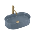 REA-U3535 - Aufsatzwaschbecken VANDA 31x49 cm Keramik/dunkelblau