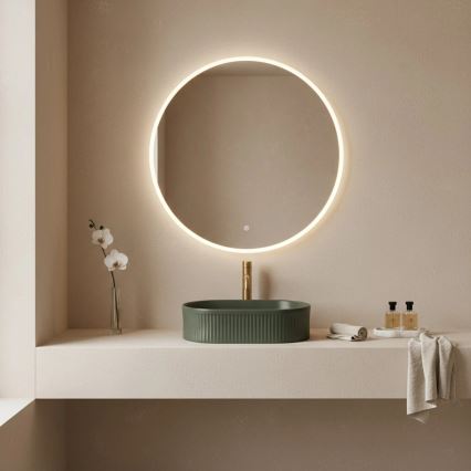 REA-U3611 - Aufsatzwaschbecken VANDA 31 x 49 cm, Keramik / Dunkelgrün