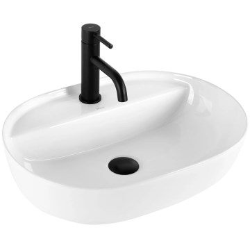 REA-U4620 - Aufsatzwaschbecken AURA 38,5x50,5 cm Keramik/glänzend weiß