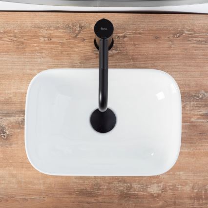 REA-U5667 - Aufsatzwaschbecken BELINDA MINI 25x36 cm Keramik/glänzend weiß