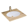 REA-U6330 - Einbauwaschbecken NEL 39x47,5 cm Keramik/hochglanzweiß